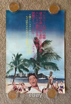 Rare! ELVIS PRESLEY BLUE HAWAII Japan STB 2Panel TALL Movie Poster 58x20 L@@K