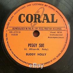 Rare ELVIS PRESLEY BUDDY HOLLY Peggy Sue Philippines Coral 78