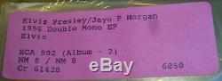 Rare ELVIS PRESLEY JAYE P MORGAN Original Promo 1956 Gatefold Extended Play NM