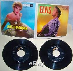 Rare ELVIS PRESLEY JAYE P MORGAN Original Promo 1956 Gatefold Extended Play NM
