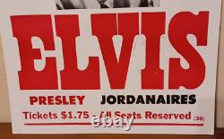 Rare ELVIS PRESLEY Memorial Auditorium Buffalo NY April 1,1957 Concert Poster
