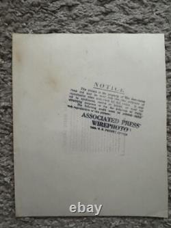 Rare ELVIS PRESLEY Original 1957 Associated Press Photo