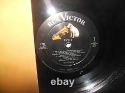 Rare ELVIS PRESLEY exc vinyl lp SELF TITLED ELVIS with rare cover exceptional