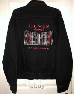Rare EPE Inc Elvis Presley's Memphis Graceland Denim Jacket 100% Cotton NWOT