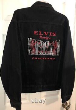 Rare EPE Inc Elvis Presley's Memphis Graceland Denim Jacket 100% Cotton NWOT