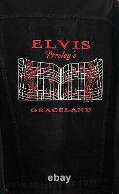 Rare EPE Inc Elvis Presley's Memphis Graceland Denim Jacket 100% Cotton NWOT
