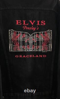 Rare EPE Inc Elvis Presley's Memphis Graceland Denim Jacket 100% Cotton NWOT