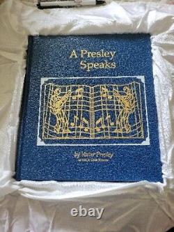Rare Elvis Book A Presley Speaks By Vester Presley in 1978
