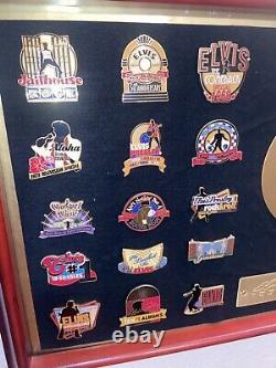 Rare Elvis Pin Plaque With 30 Pins