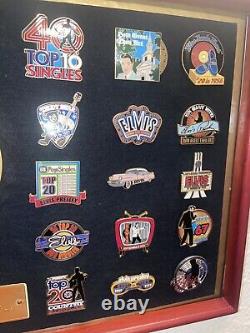 Rare Elvis Pin Plaque With 30 Pins