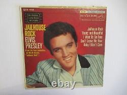 Rare Elvis Plesley #epa-4114 45rpm Jailhouse Rock With Original Sleeve