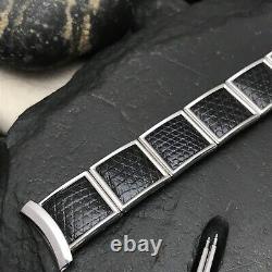 Rare Elvis Presley 1950s Speidel White Gold-filled & Lizard Vintage Watch Band