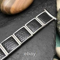 Rare Elvis Presley 1950s Speidel White Gold-filled & Lizard Vintage Watch Band