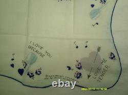 Rare Elvis Presley 1956 Fan Club Scarf/hankerchief