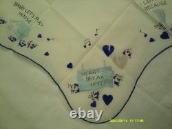 Rare Elvis Presley 1956 Fan Club Scarf/hankerchief