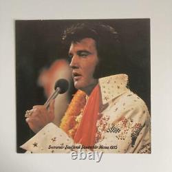 Rare Elvis Presley 1975 Svenia Menu Dinner Show