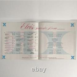 Rare Elvis Presley 1975 Svenia Menu Dinner Show