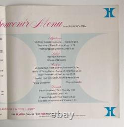 Rare Elvis Presley 1975 Svenia Menu Dinner Show