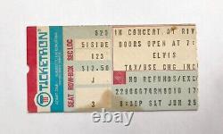Rare Elvis Presley 2nd To Last Penultimate Concert Cincinnati Ticket 6/25/77