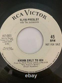 Rare Elvis Presley 447-0651 45/W-PS Joshua Fit The Battle RCA Victor