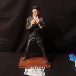 Rare Elvis Presley'68 Comeback Special Bradford Exchange 2008 Statue Figure 18