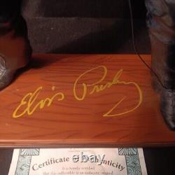 Rare Elvis Presley'68 Comeback Special Bradford Exchange 2008 Statue Figure 18