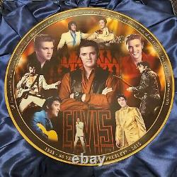 Rare Elvis Presley 80th Anniversary Masterpiece Commemorative Collector Plate