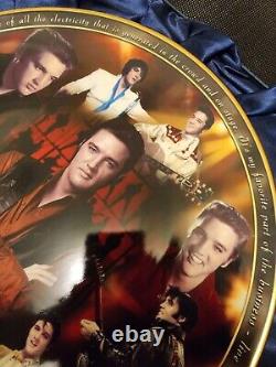 Rare Elvis Presley 80th Anniversary Masterpiece Commemorative Collector Plate