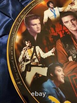 Rare Elvis Presley 80th Anniversary Masterpiece Commemorative Collector Plate