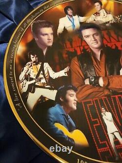 Rare Elvis Presley 80th Anniversary Masterpiece Commemorative Collector Plate