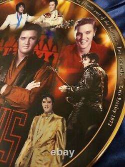 Rare Elvis Presley 80th Anniversary Masterpiece Commemorative Collector Plate