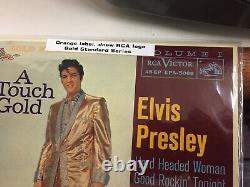 Rare Elvis Presley A Touch of Gold Volume 1. ORANGE LBL EPA-5088 NM EXCELLENT