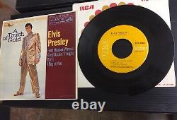 Rare Elvis Presley A Touch of Gold Volume 1. ORANGE LBL EPA-5088 NM EXCELLENT