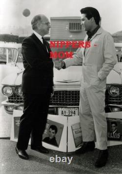 Rare Elvis Presley Autographed Poster Signed To DJ Johnny Rion St Louis