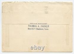 Rare Elvis Presley Autographed Poster Signed To DJ Johnny Rion St Louis Rare Elvis Presley Autographed Poster Signed To DJ Johnny Rion St Louis