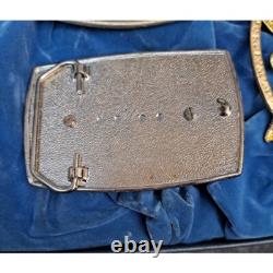 Rare Elvis Presley Belt Buckle Lot of 5 CPI 77 Vintage Collector Set with Case