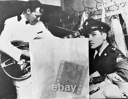 Rare Elvis Presley & Bill Haley Negative + Photograph. Germany 1958. Limited Ed