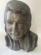 Rare Elvis Presley Bust Sculptor Signed Mike Makras 15, 44lbs Large Heavy 1977