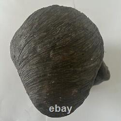 Rare Elvis Presley Bust Sculptor signed Mike Makras 15, 44lbs LARGE Heavy 1977