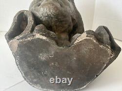 Rare Elvis Presley Bust Sculptor signed Mike Makras 15, 44lbs LARGE Heavy 1977