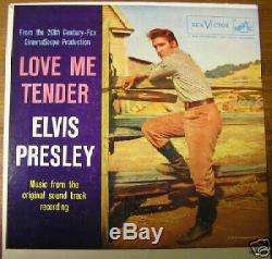 Rare Elvis Presley Epa-4006, Love Me Tender Orange Lb