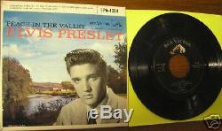 Rare, Elvis Presley Epa-4054, Peace In The Valley, Exc