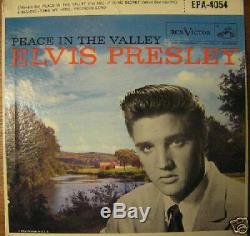 Rare, Elvis Presley Epa-4054, Peace In The Valley, Exc