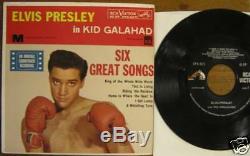 Rare Elvis Presley Epa-4371, Dos, Kid Galahad, Nm