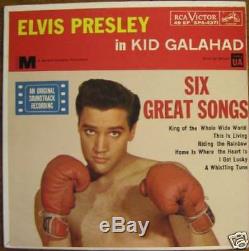 Rare Elvis Presley Epa-4371, Dos, Kid Galahad, Nm