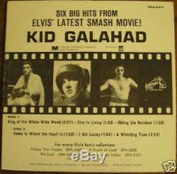 Rare Elvis Presley Epa-4371, Dos, Kid Galahad, Nm