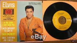 Rare Elvis Presley Epa-4382, Viva Las Vegas, Orange Lbl
