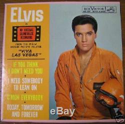 Rare Elvis Presley Epa-4382, Viva Las Vegas, Orange Lbl