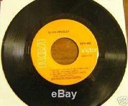 Rare Elvis Presley Epa-965, Orange Label Record, Exc