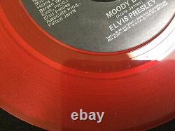 Rare Elvis Presley Experimental Test Pressings Moody Blue Colored Vinyl Set